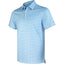 Blue Texas Bull Golf Shirts for Men Short Sleeve Performance Polo