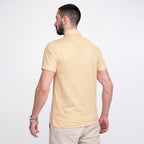 Orange Texas Bull Golf Shirts for Men Short Sleeve Performance Polo