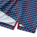 Navy Texas Flag Golf Shirts for Men Short Sleeve Performance Polo