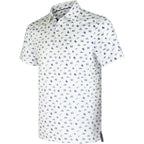Texas Hunting Golf Shirts for Men Short Sleeve Performance Polo