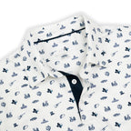 Texas Hunting Golf Shirts for Men Short Sleeve Performance Polo