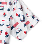 Patriotic Eagle Golf Shirts for Men Short Sleeve Performance Polo