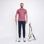 American Flag Golf Shirts for Men Short Sleeve Performance Polo