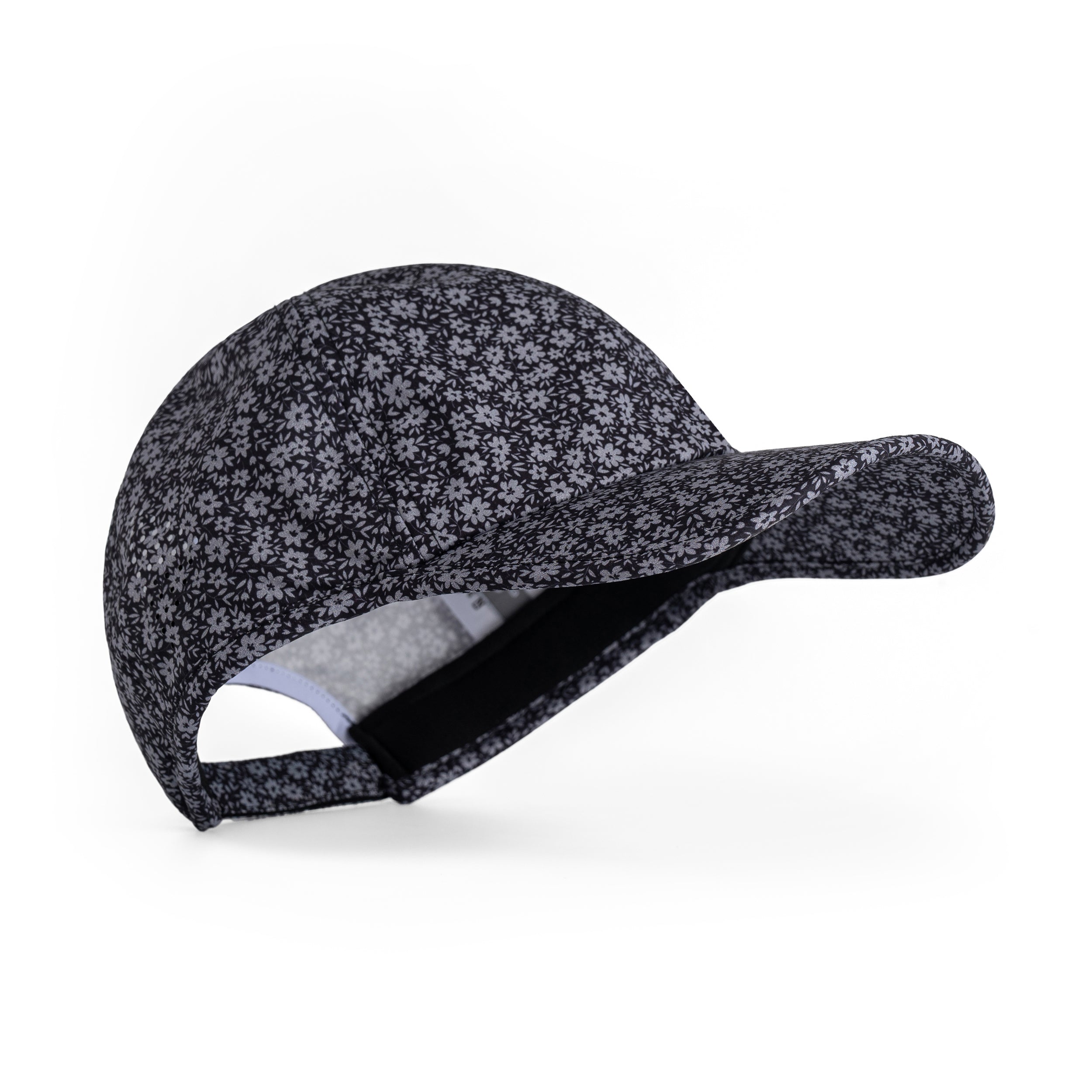 Black Tropical Floral G-ROVE Cap (Unisex)